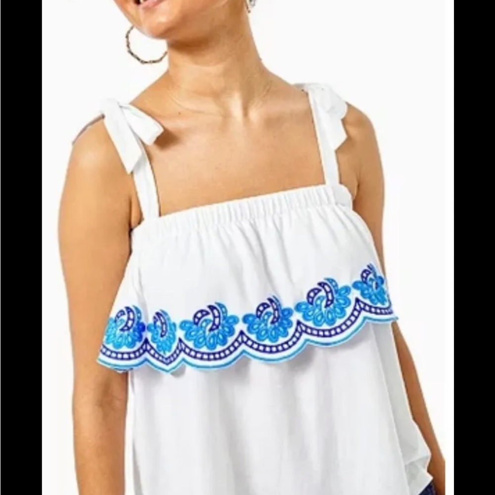 Lilly Pulitzer Benita Top, Size L, New with tags